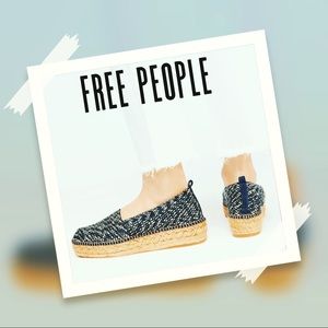 FREE PEOPLE | Galapagos Espadrille ties New in Box
